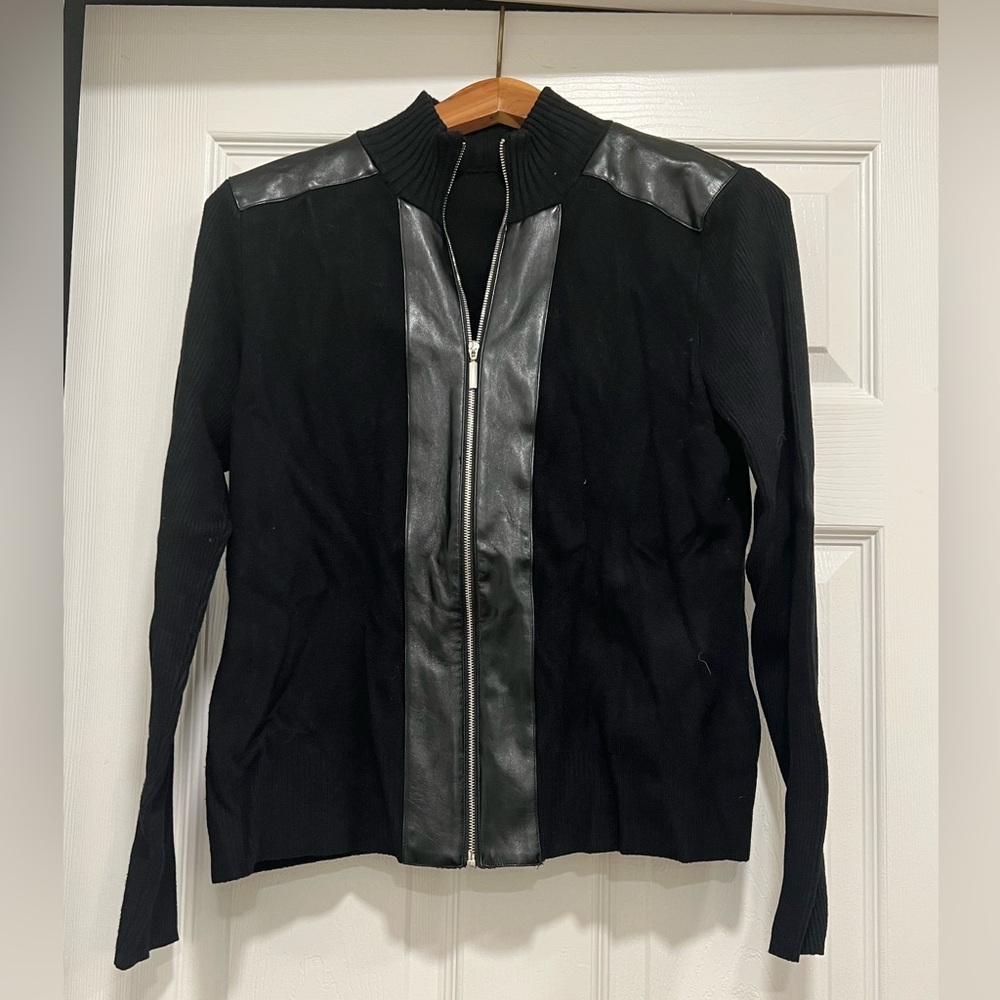 Black cardigan